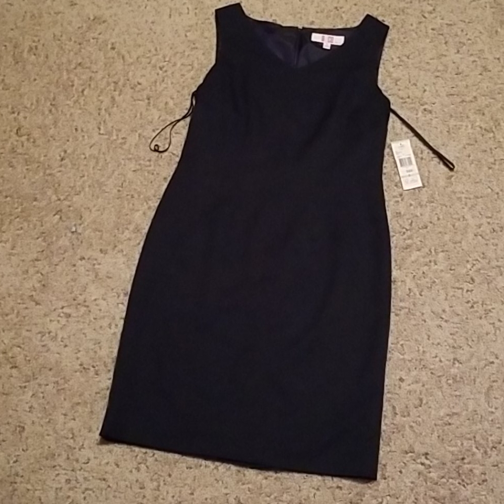 Navy Blue Business Dress
